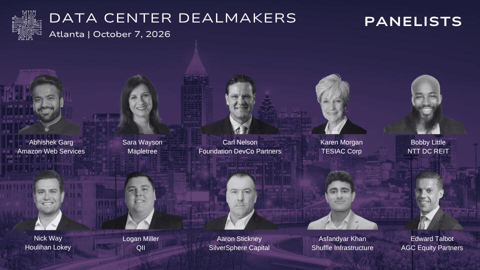 Data Center Dealmaker Panelists
