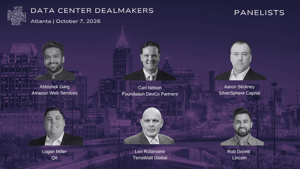 Data Center Dealmakers - Sites + Power Panelists